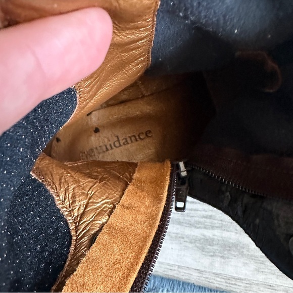 Sundance Brown Leather Ankle Boots - Picture 10 of 12